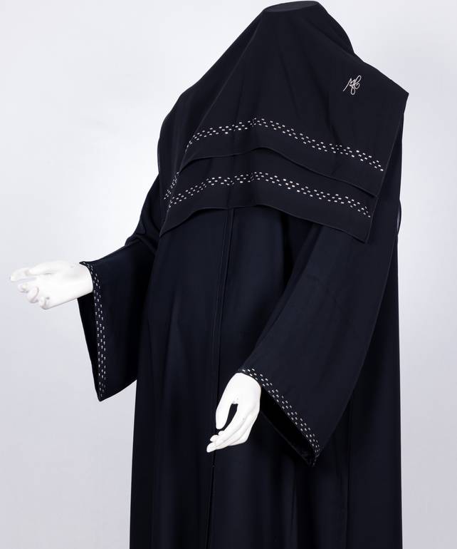عباية مع طرحة كريستال موديل رقم 3628 (1)