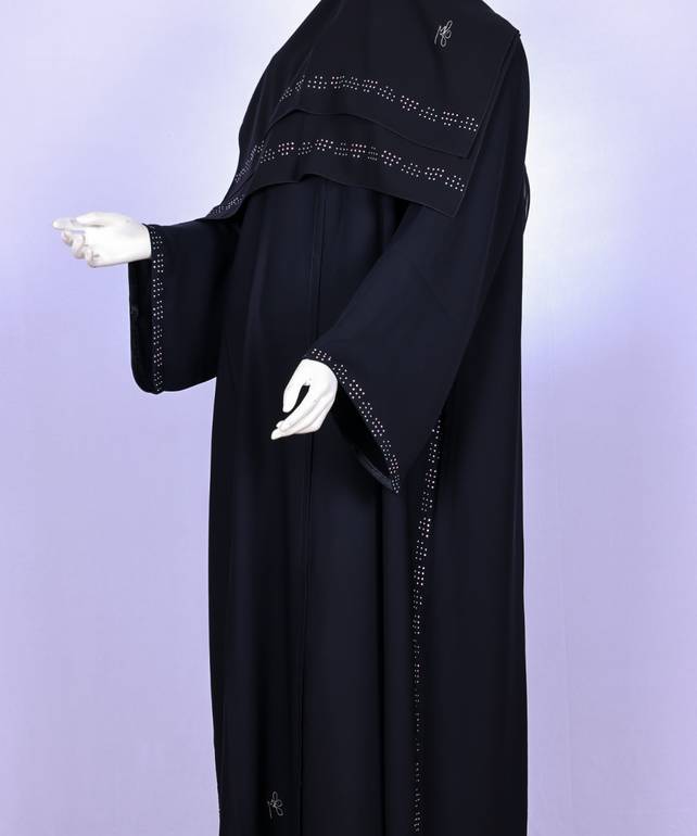 عباية مع طرحة موديل رقم  3651 (4)