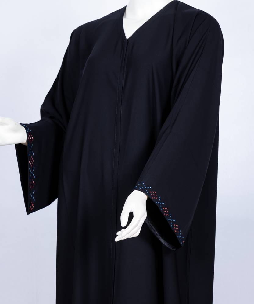 عباية مع طرحة موديل رقم 3635  (1)