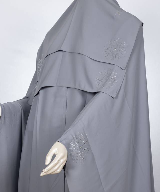 عباية مع طرحة قصة البشت موديل رقم   3621  (17)