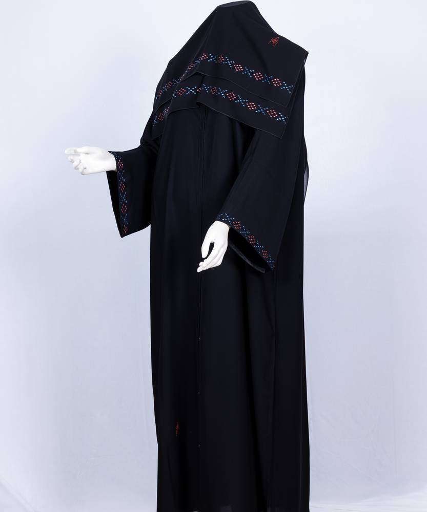 عباية مع طرحة موديل رقم 3635  (1)