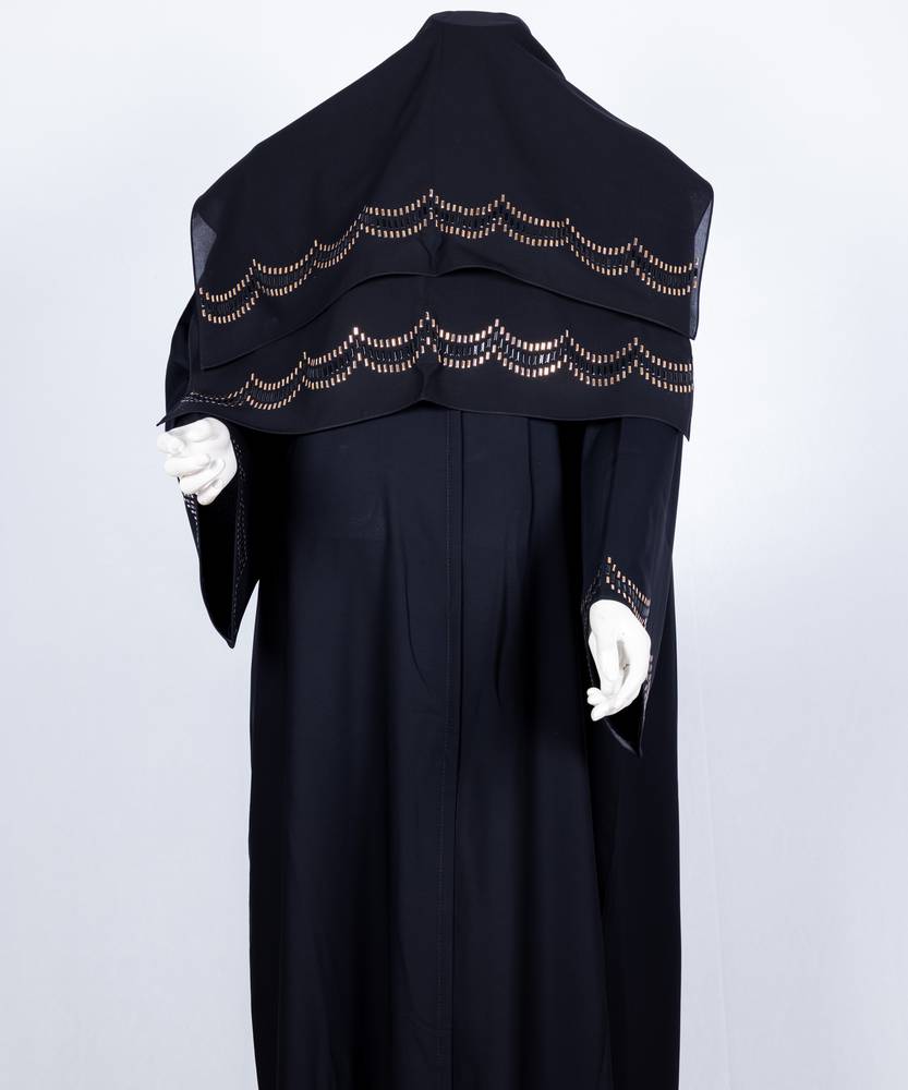 عباية مع طرحه موديل رقم   3596 (1)