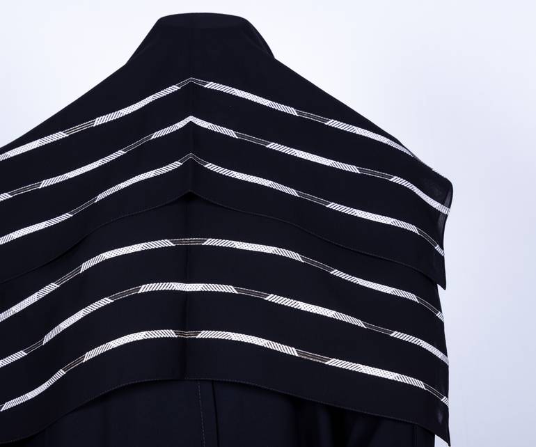 عباية مع طرحة كلفة موديل رقم  3557
