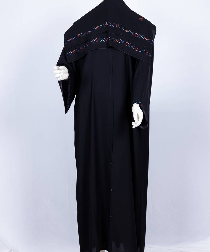 عباية مع طرحة موديل رقم 3635  (1)