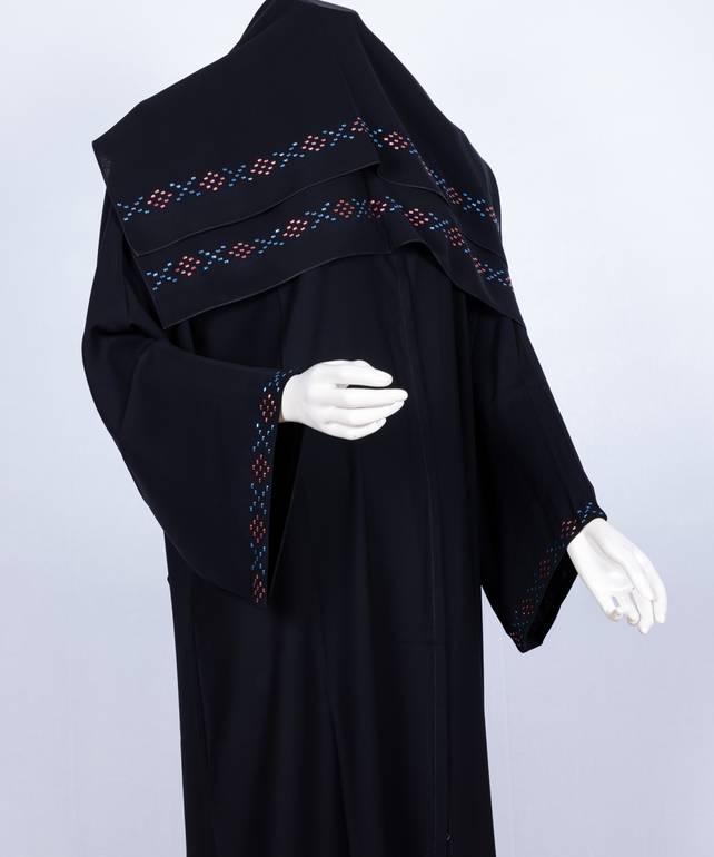 عباية مع طرحة موديل رقم 3635  (1)
