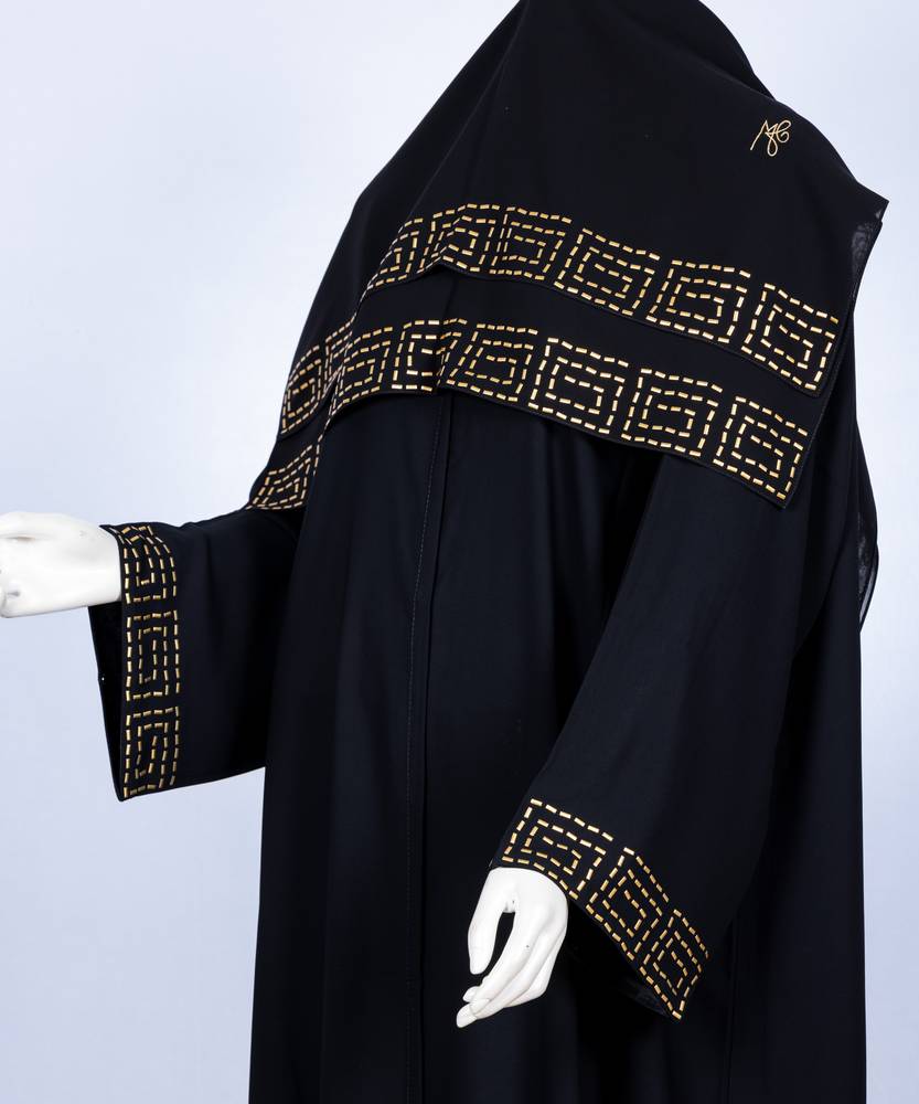 عباية مع طرحة  معدن موديل رقم 3571 (1)