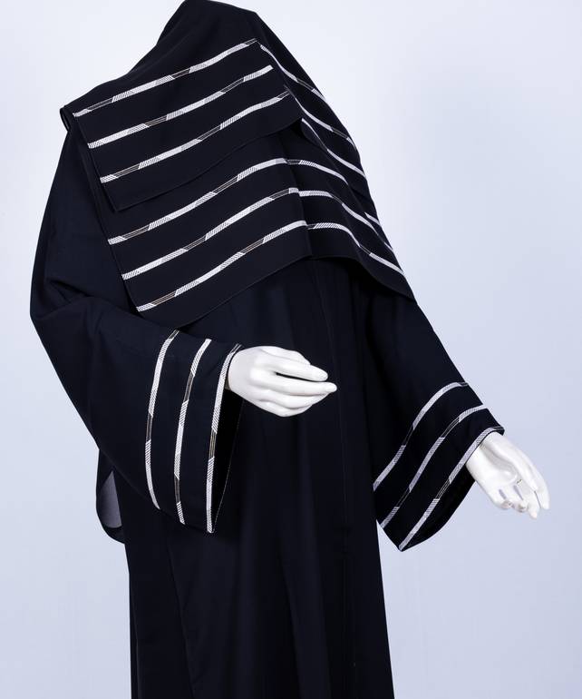 عباية مع طرحة كلفة موديل رقم  3557