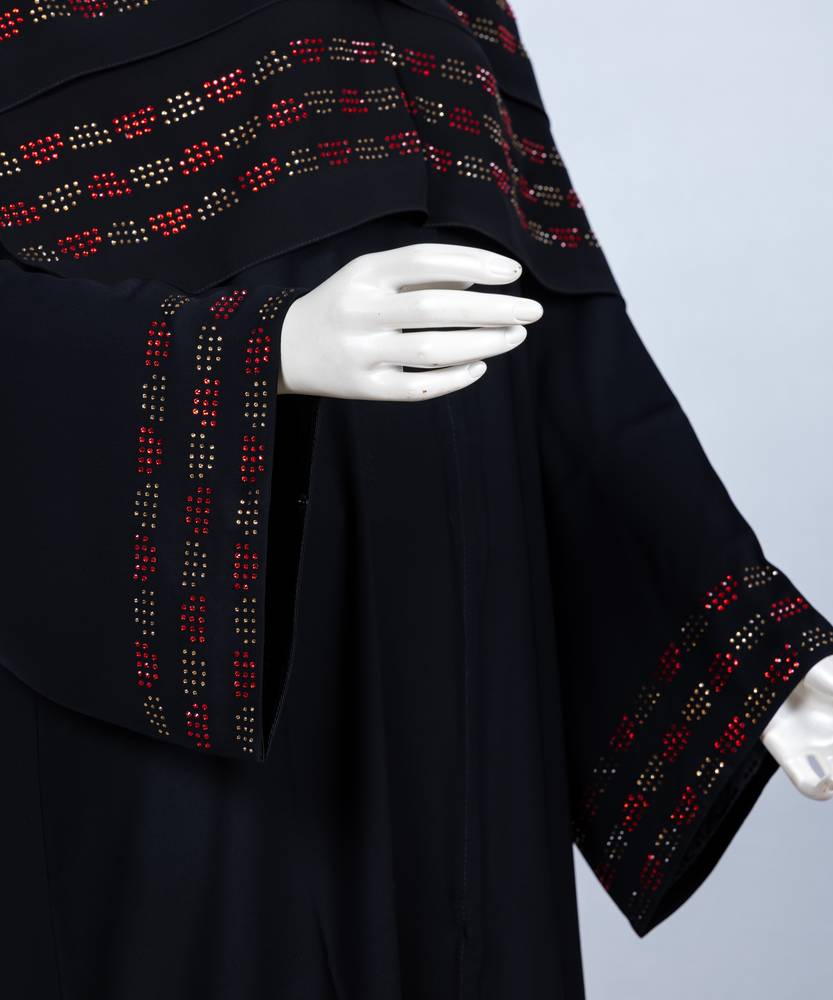 عباية مع طرحة موديل رقم   3650 (5)