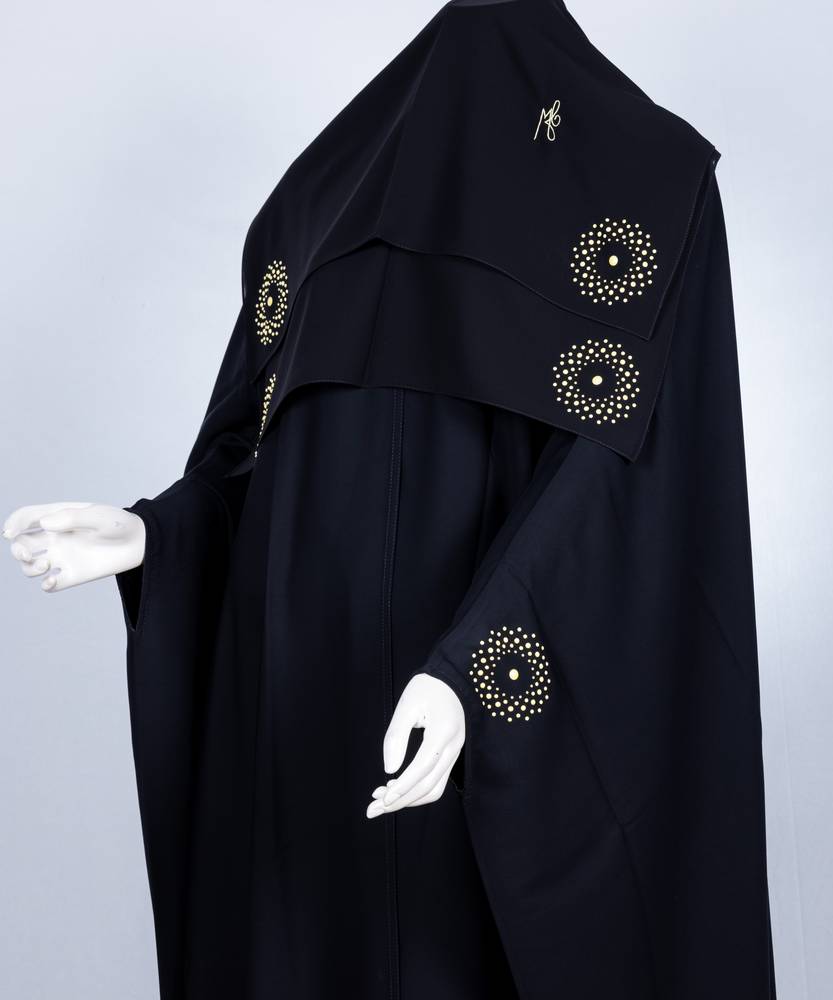 عباية مع طرحة قصة البشت موديل رقم  3641  (4)