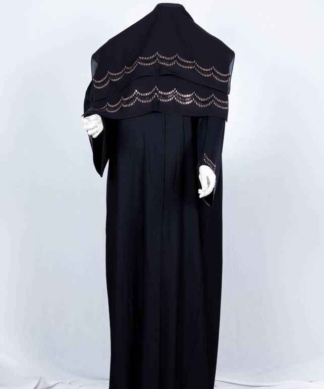 عباية مع طرحه موديل رقم   3596 (1)