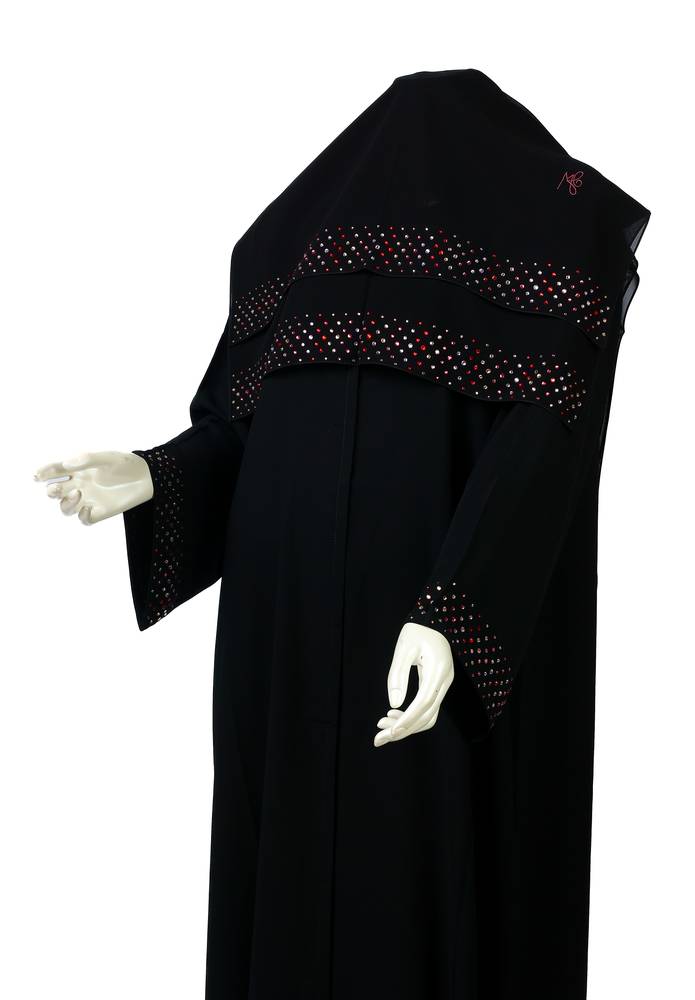 عباية كريستال ملون 3694 ( 1)