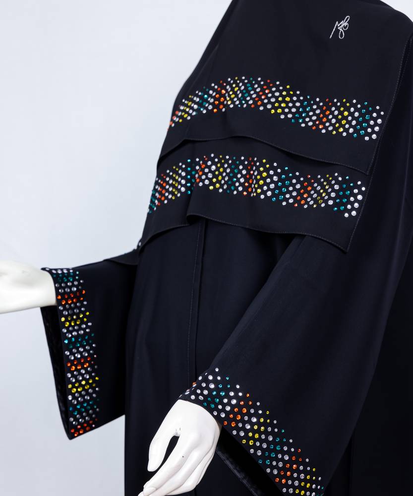 عباية + طرحة موديل رقم  3668 (1)
