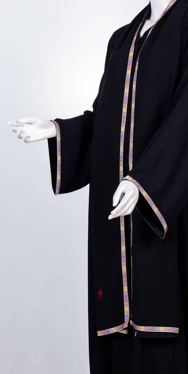  عباية مع طرحة  موديل رقم 3545 (4)