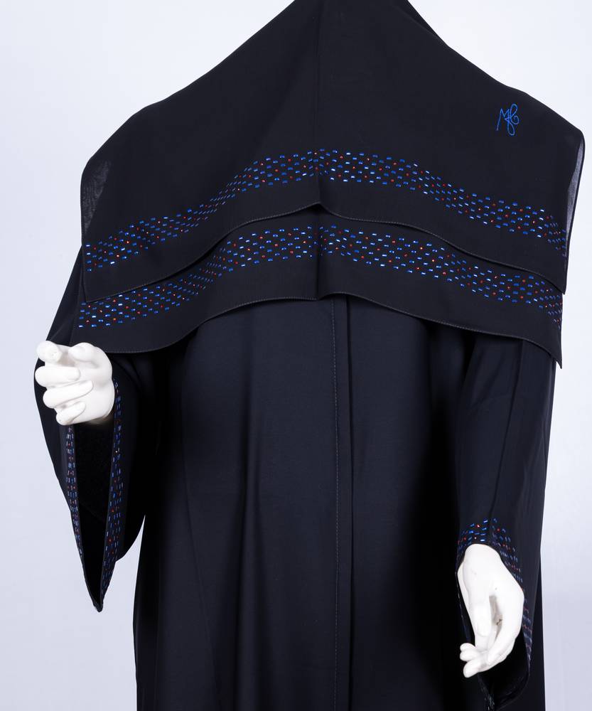 عباية مع طرحة موديل رقم 3636 (1)