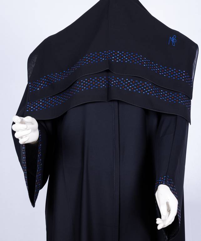 عباية مع طرحة موديل رقم 3636 (1)