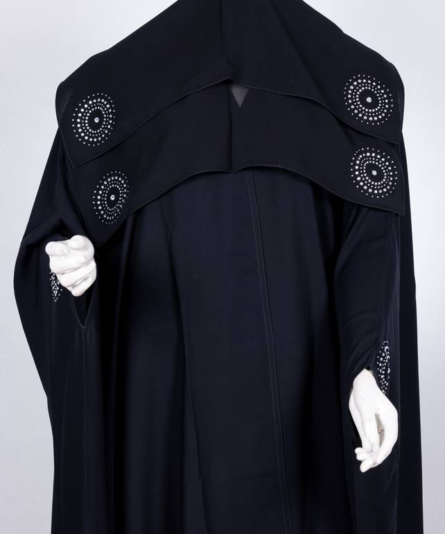 عباية مع طرحة قصة البشت موديل رقم   3617 (1)