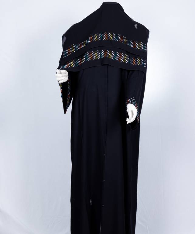عباية + طرحة موديل رقم  3668 (1)