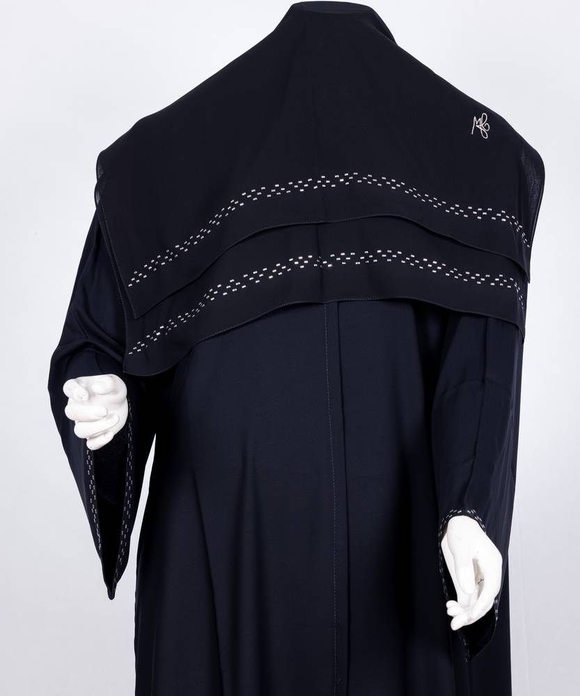 عباية مع طرحة كريستال موديل رقم 3628 (1)