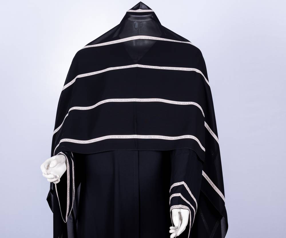 عباية مع طرحة كريستال مخطط 3574 (1)