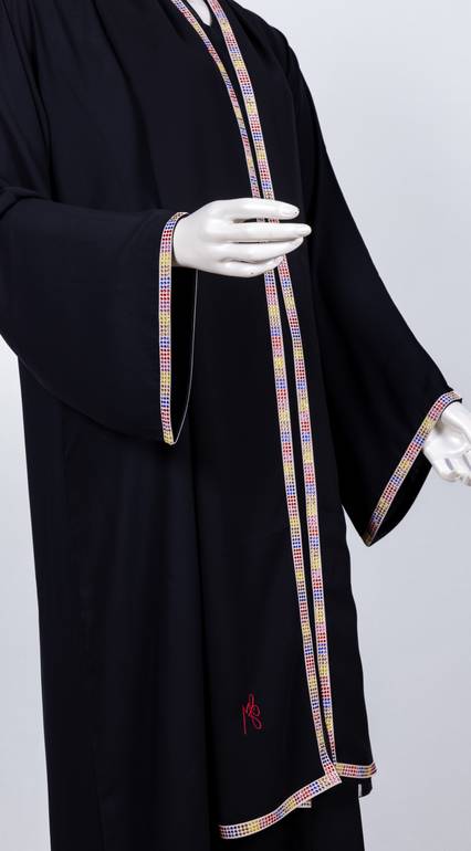  عباية مع طرحة  موديل رقم 3545 (4)