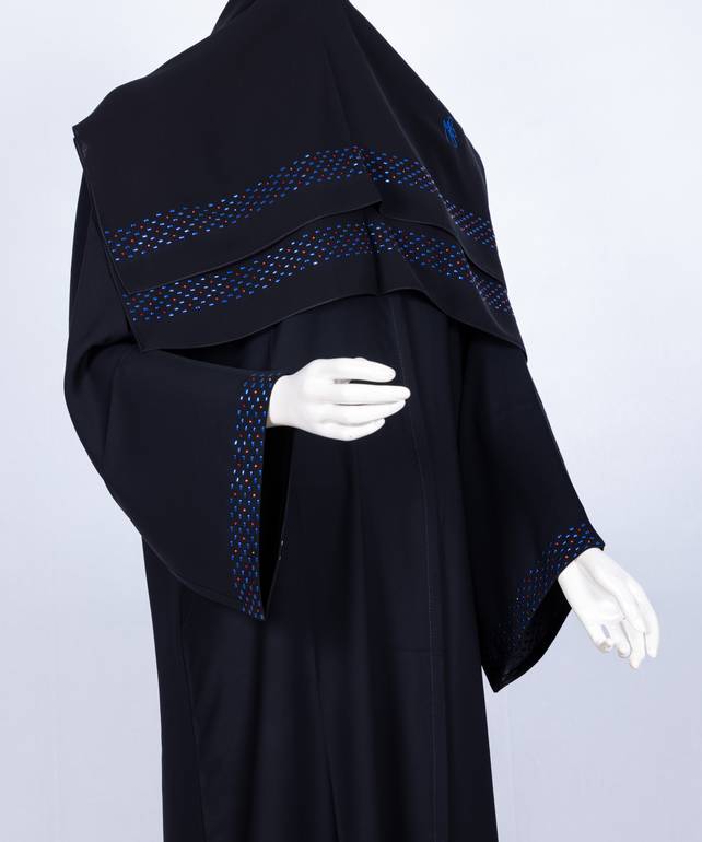 عباية مع طرحة موديل رقم 3636 (1)
