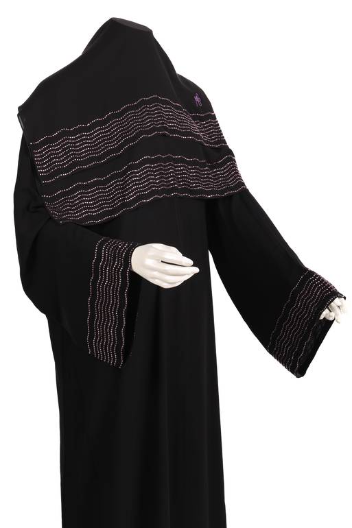 عباية + طرحة موديل رقم 0033  (3)