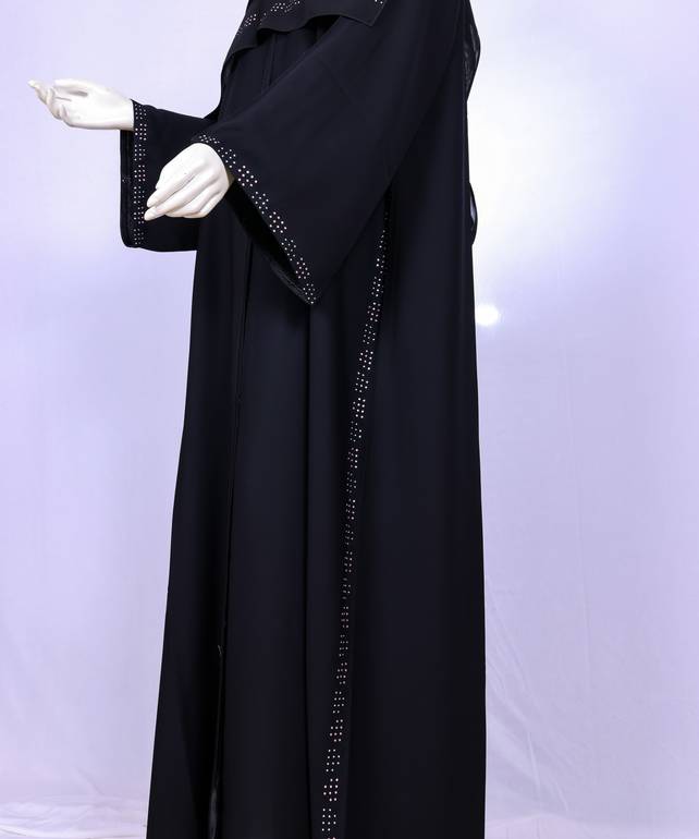 عباية مع طرحة موديل رقم  3651 (4)