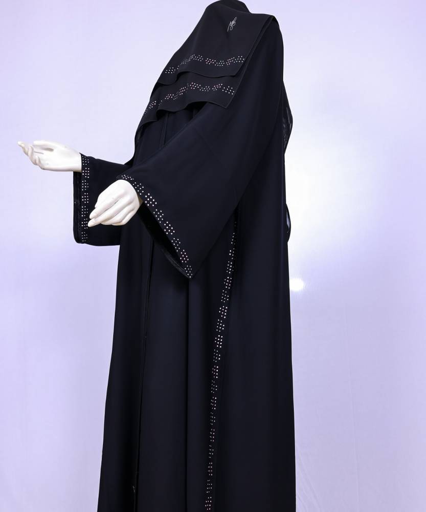 عباية مع طرحة موديل رقم  3651 (4)