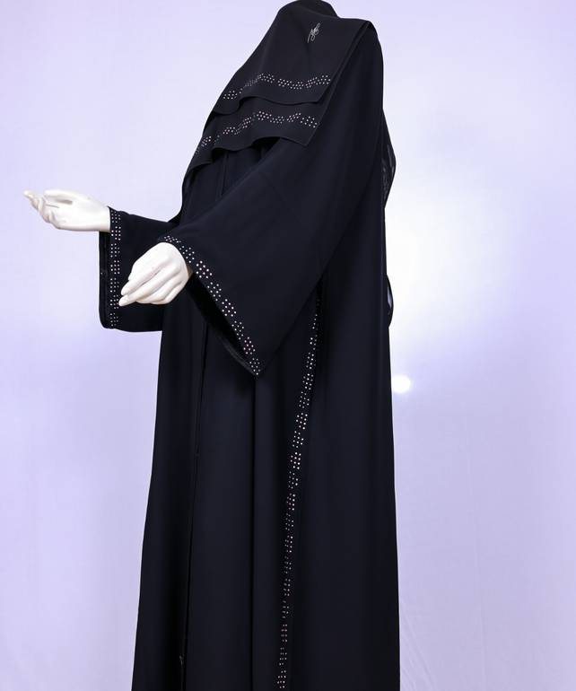 عباية مع طرحة موديل رقم  3651 (4)