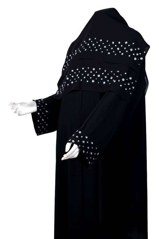عباية + طرحة موديل رقم  3527 (2)