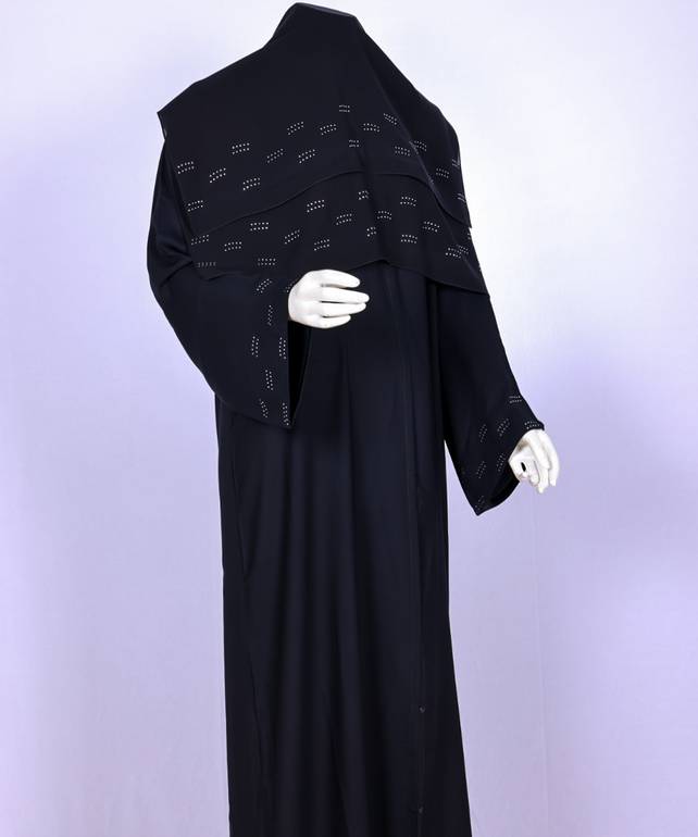 عباية مع طرحه موديل رقم  3552 (1)