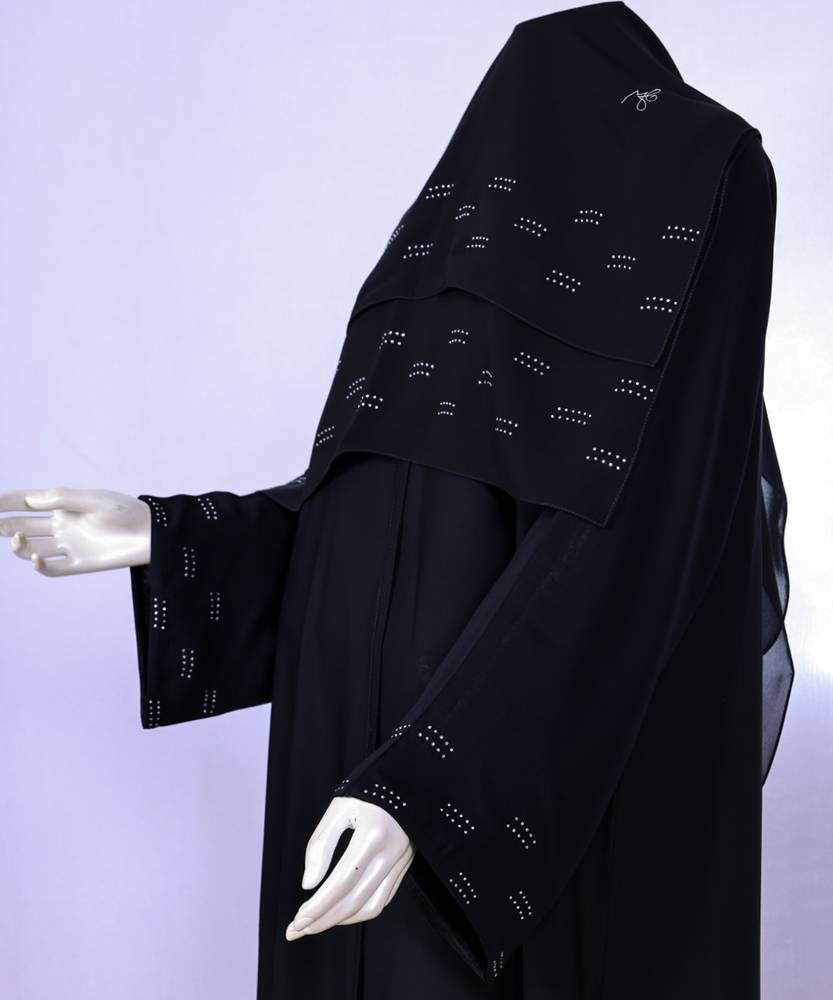 عباية مع طرحه موديل رقم  3552 (1)