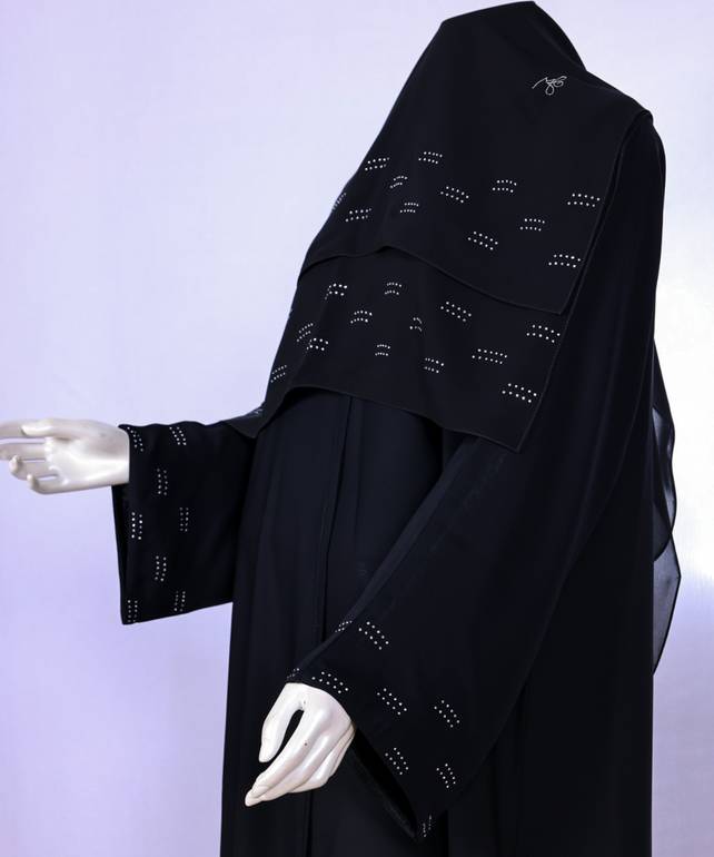 عباية مع طرحه موديل رقم  3552 (1)