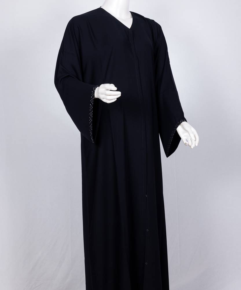 عباية مع طرحة كريستال موديل رقم 3628 (1)