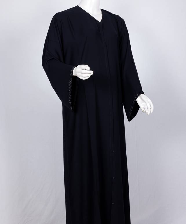 عباية مع طرحة كريستال موديل رقم 3628 (1)