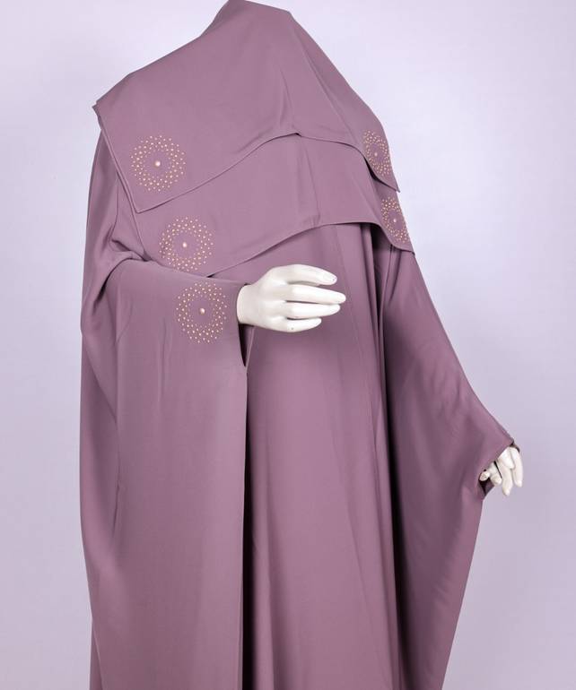عباية مع طرحه موديل رقم  3641 (7)