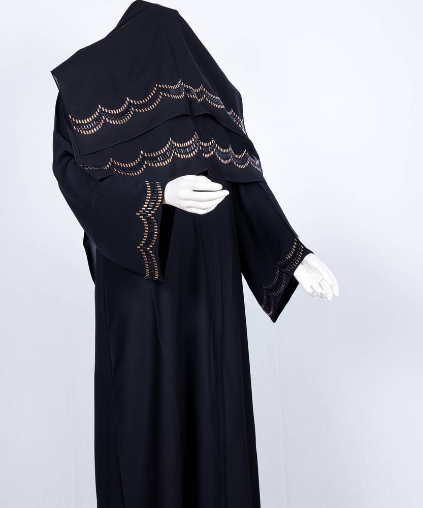 عباية مع طرحه موديل رقم   3596 (1)