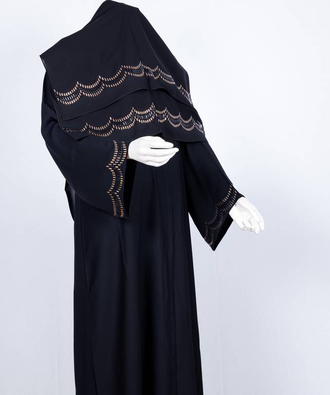 عباية مع طرحه موديل رقم   3596 (1)