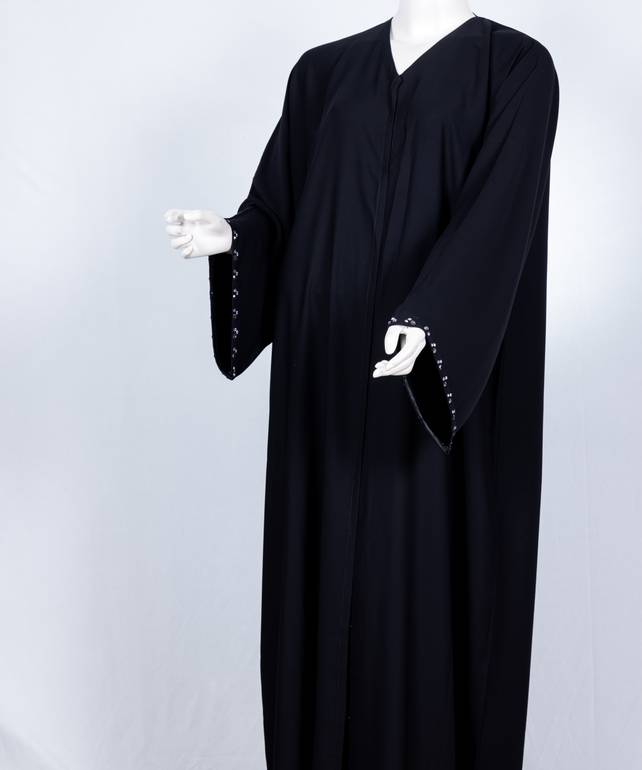 عباية مع طرحة موديل رقم  3568 (2)