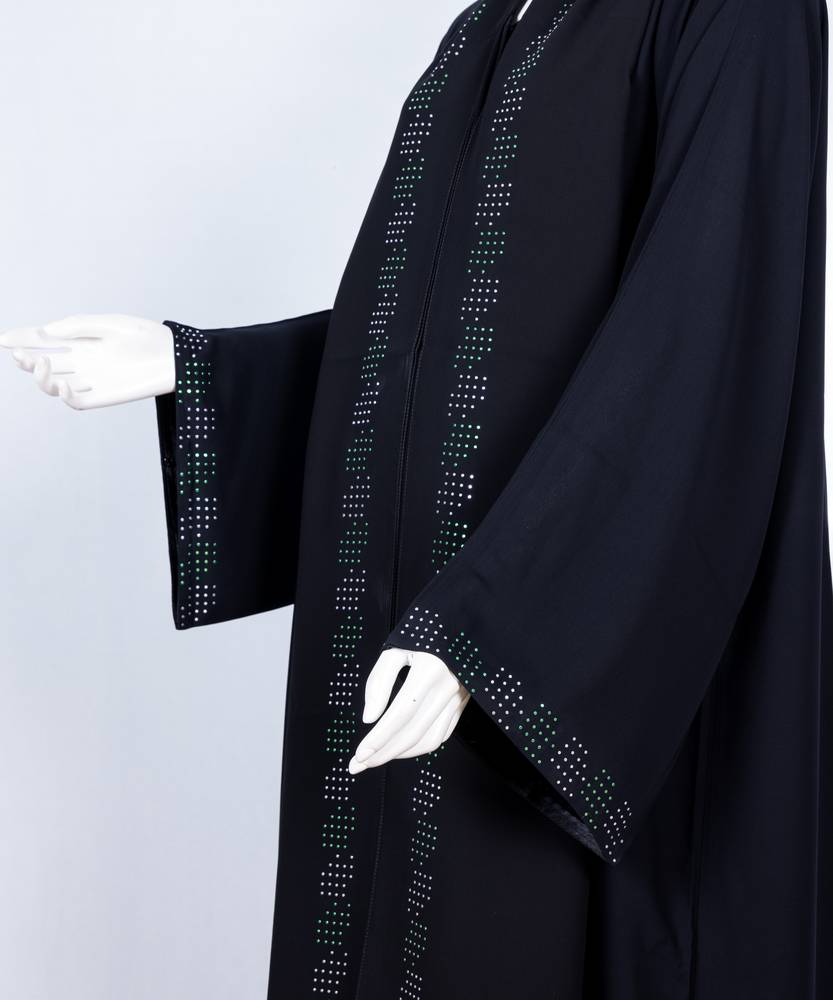 عباية مع طرحة موديل رقم  3654 (1)