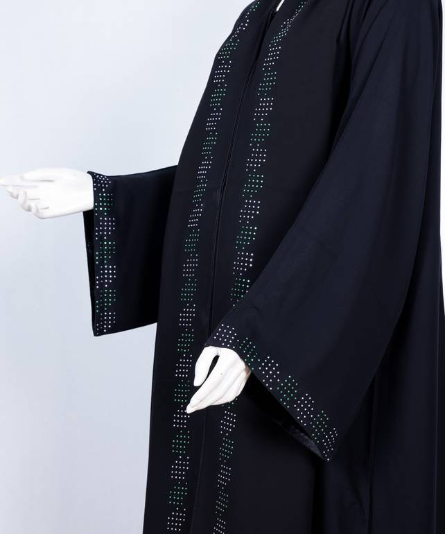 عباية مع طرحة موديل رقم  3654 (1)
