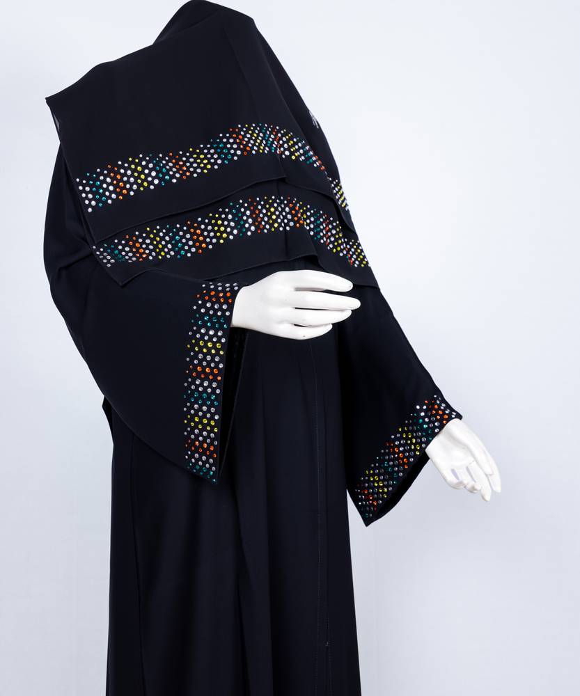 عباية + طرحة موديل رقم  3668 (1)