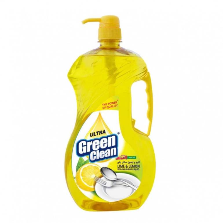 سائل جلي الصحون برائحة الليمون من جرين كلين، 1800 مل (عبوة واحدة)