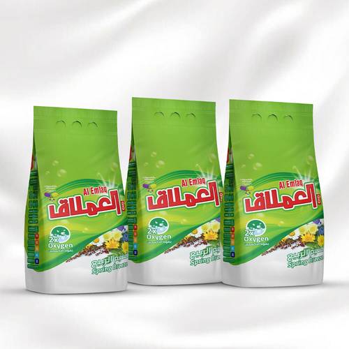 مسحوق غسيل العملاق ( نصف أوتوماتيك)  1 ك ×15كجم(3عبوة ×5كجم) 