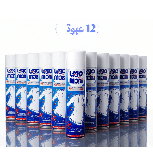 موبى مزيل الكهرباء الساكنه عدد  ( ١٢عبوه  ٣٠٠ مل)