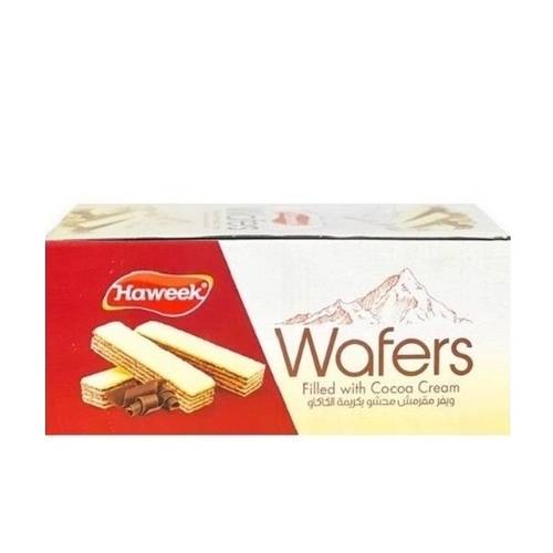 Haweek Wafers Filled With Cocoa Cream  24X36gm