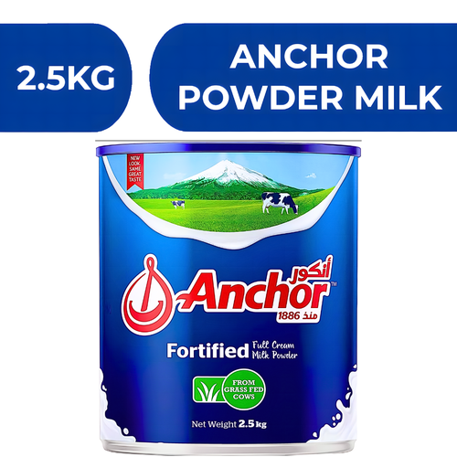 Anchor Powder Milk  -  3X2.5kg
