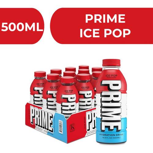 Prime Hydration Drink ICE POP  -  12X500ml