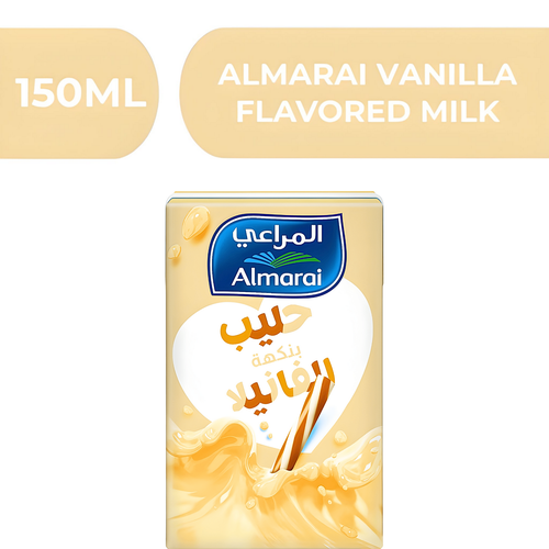 المراعي حليب بنكهة الفانيلا  -  18X150ml