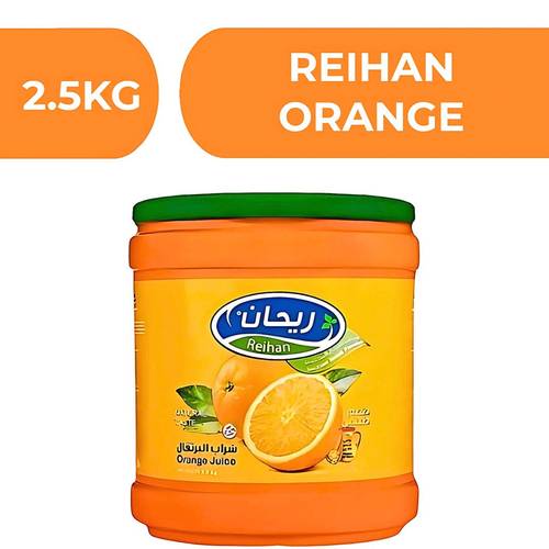 ريحان مسحوق شراب البرتقال  -  4X2.5kg